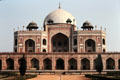 Humayun Tomb building, architectural precursor to Taj Mahal. Delhi, India.