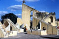 Various instruments of astronomical observatory Jantar Mantar in Jaipur. India