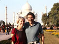 Tourists at Taj Mahal, Agra. India.