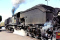 Steam locomotive 392 of National Railways & tender of Zimbabwe at Victoria Falls. Zimbabwe.