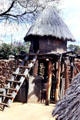 Children's elevated hut in craft village, Victoria Falls. Zimbabwe.