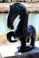 Stylized horse sculpture in Sculpture Garden of Harare. Zimbabwe.
