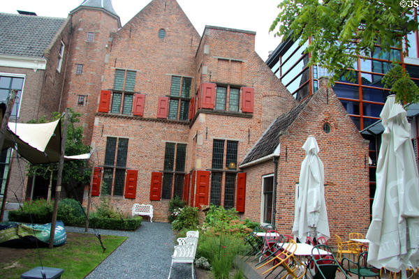 ANNO Stadsmuseum Zwolle whose structure includes a blend of old & new sections from 16th to 20thC architecture. Zwolle, Netherlands.