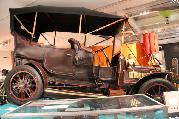 Hand built Bristol 16/20 horsepower Type T Tourer (1906), one of only 18 built by Bristol Motor Company at M-Shed Museum. Bristol, England.