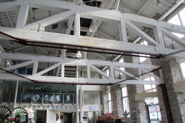 Entrance area to STEAM Museum of Great Western Railway. Swindon, England.