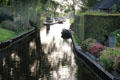 View down length of canal. Giethoorn, Netherlands.