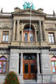 Neo-classical building housing Teylers Museum. Haarlem, Netherlands.