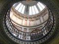 Dome of neo-classical entrance at Teylers Museum. Haarlem, Netherlands.