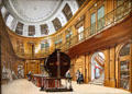 Teyler Museum Oval Room painting by Wybrand Hendriks at Teylers Museum. Haarlem, Netherlands.