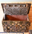 Antique strong box in home of Pieter Teyler at Teylers Museum. Haarlem, Netherlands.