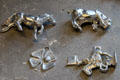 Tin figures created during demonstration at National Tin Figure Museum. Ommen, Netherlands.