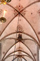 Decorative patterns on vaulting of St. Michael's Church. Zwolle, Netherlands.