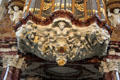 Baroque figures on Schnitzer organ at St. Michael's Church. Zwolle, Netherlands.