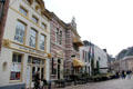 Streetscape in town center. Zwolle, Netherlands.