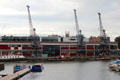 One of many warehouses, now used as M-Shed Museum, located on Prince's Wharf at Floating Harbour. Bristol, England.