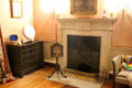 Georgian fireplace & screen at Georgian House Museum. Bristol, England.