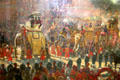 Detail of Delhi Durbar of 1903, The Governor's Procession or The State Entry painting by Roderick Dempster Mackenzie at Bristol Museum & Art Gallery. Bristol, England.