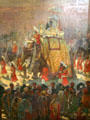 Detail of Delhi Durbar of 1903, The Governor's Procession or The State Entry painting by Roderick Dempster Mackenzie at Bristol Museum & Art Gallery. Bristol, England.
