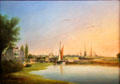 Sea Mills, Bristol painting by Joseph Walter at Bristol Museum & Art Gallery. Bristol, England.