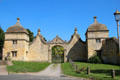 Gateway near St James Church formerly part of mansion destroyed in English Civil War. Chipping Campden, England.