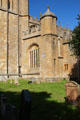 Base of St James Church. Chipping Campden, England.